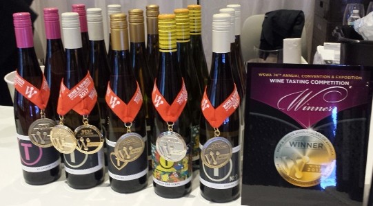 tina pfaffmann wines get gold and best in show at wswa 2017